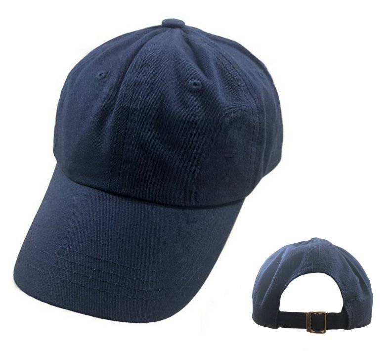 100% Cotton BALL CAP [Navy Only]